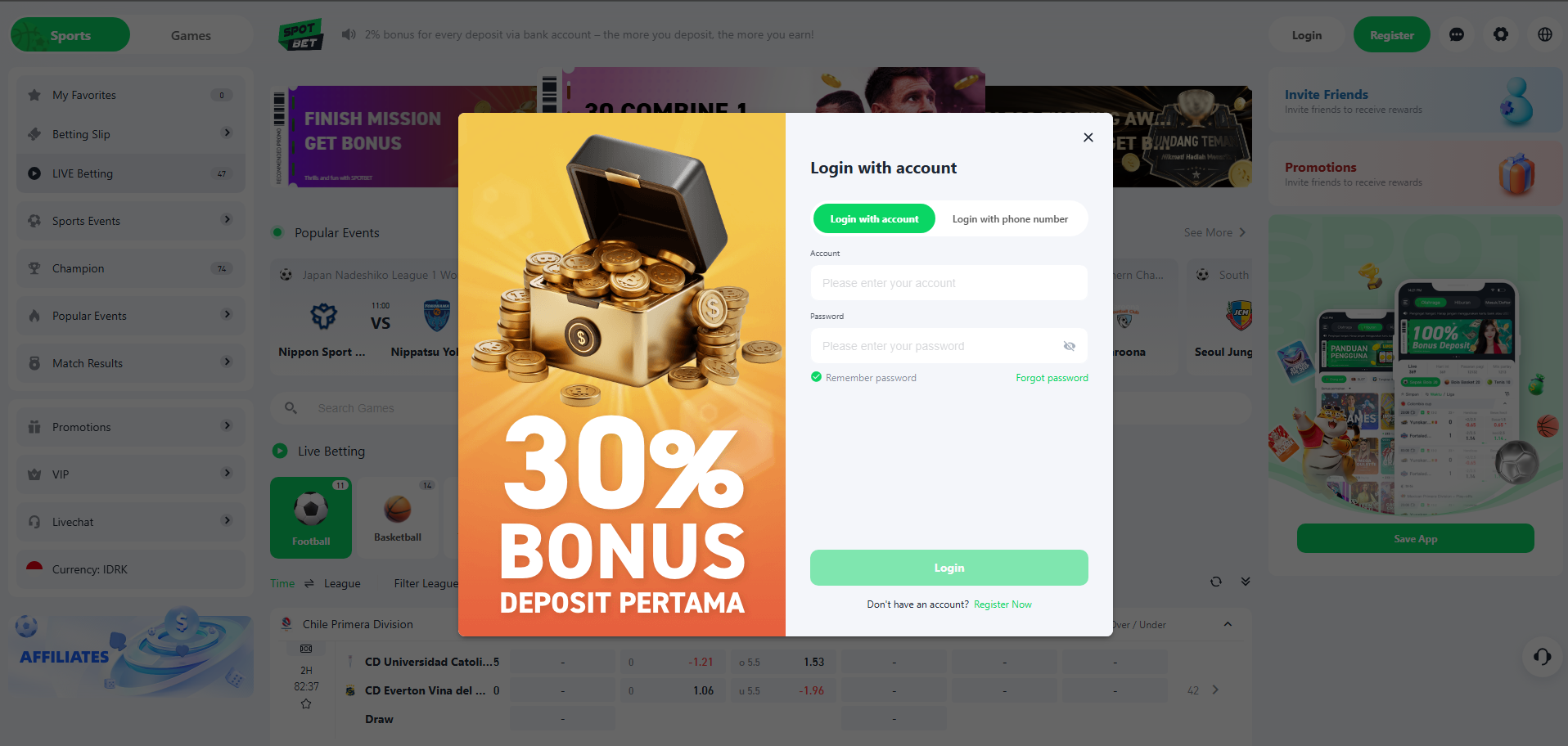 Langkah-langkah Masuk ke Akun Spotbet